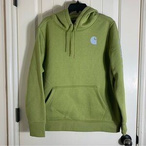 Carhartt Women’s Relaxed Fit Chartreuse NWOT Hoodie Size XL